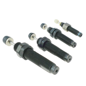 Giảm chấn thủy lực, model: ACA0806-3, chất liệu bằng thép, kích thước ren M8*1.0mm, dài 46mm, hiệu: AIRTAC /缓冲器 /ACA0806-3