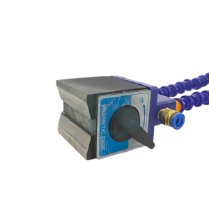 Đế từ dùng để cố định vòi tưới nguội trên máy CNC, kích thước: 5*4*3cm/磁座/4分 (一进一出)